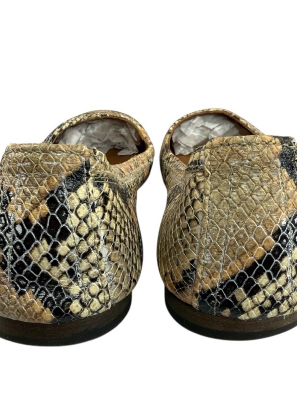 Frye Carson Python embossed flats 9.5 - Picture 6 of 8